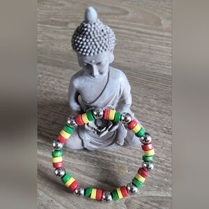 Handcrafted Wooden Beaded Bracelet